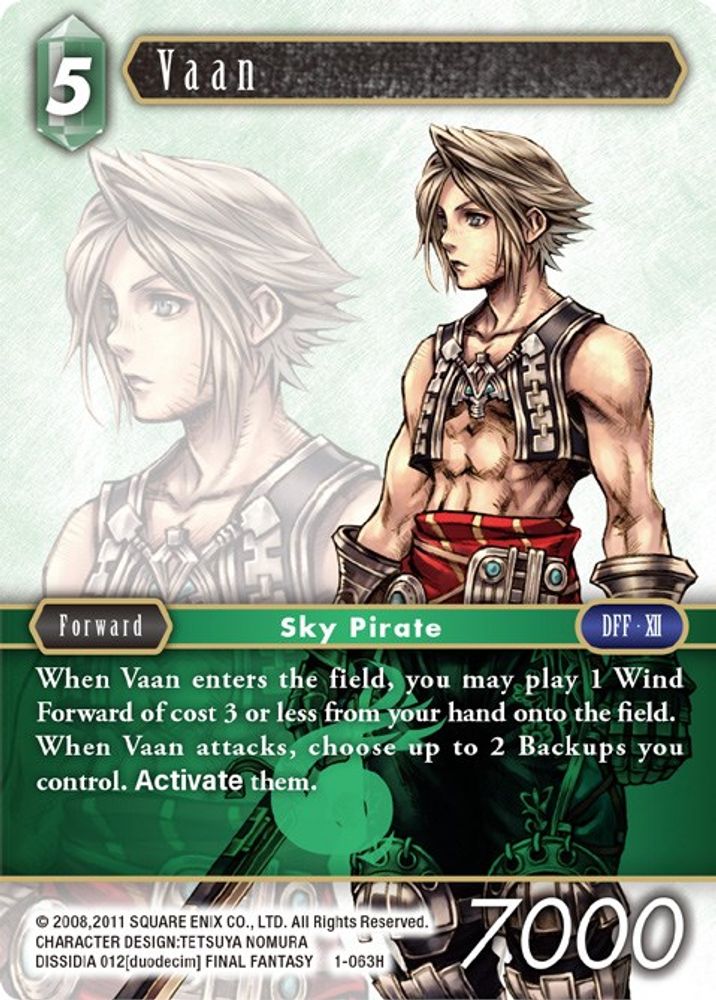 Vaan (Hero), Standard, front