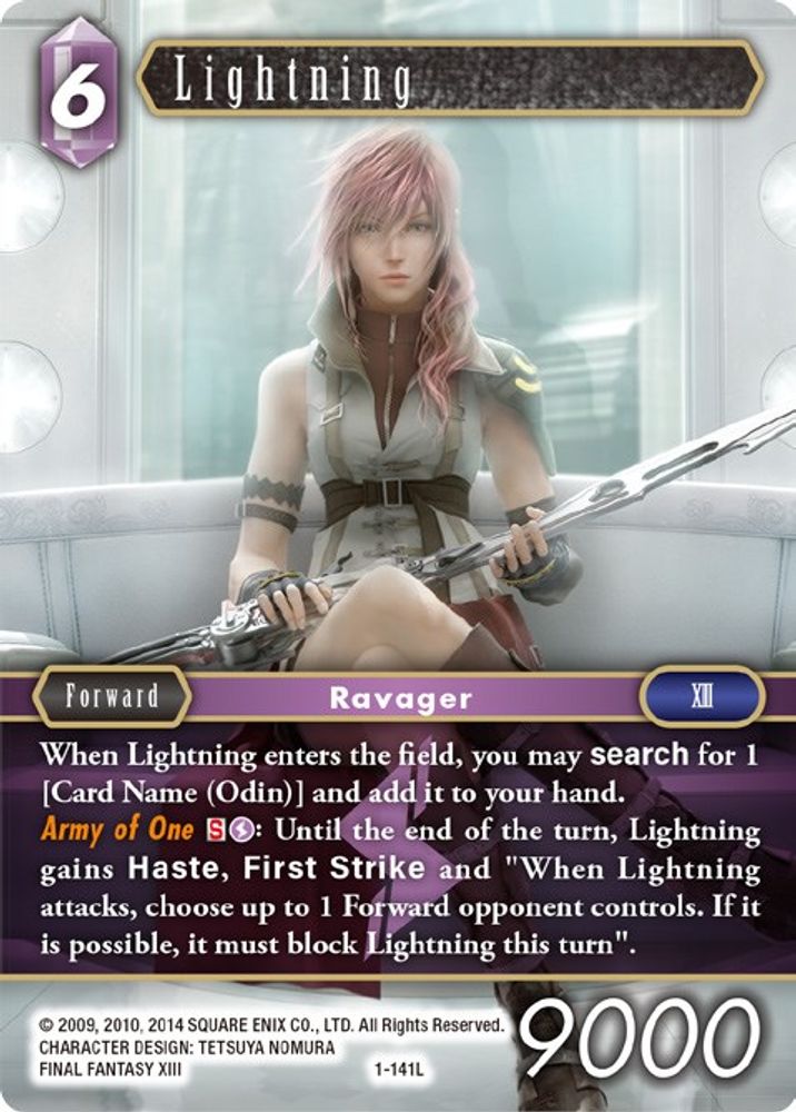 Lightning (Legend), Standard, front