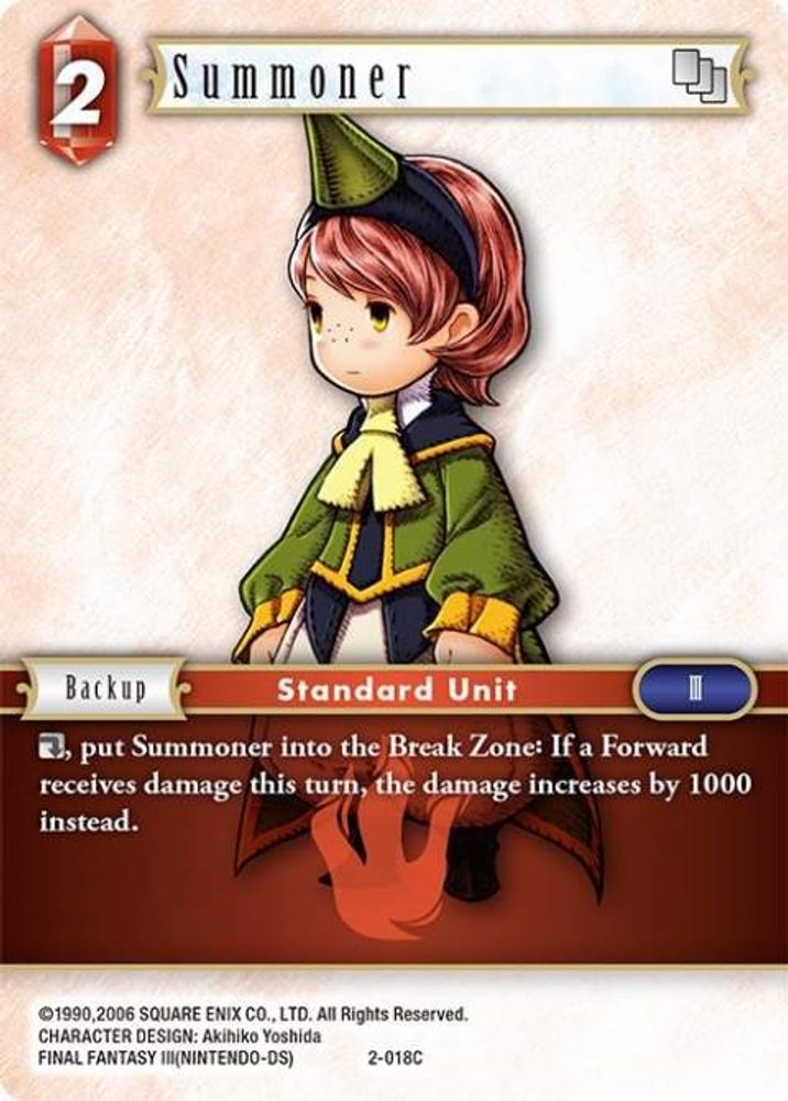 Summoner (Arc), Standard, front