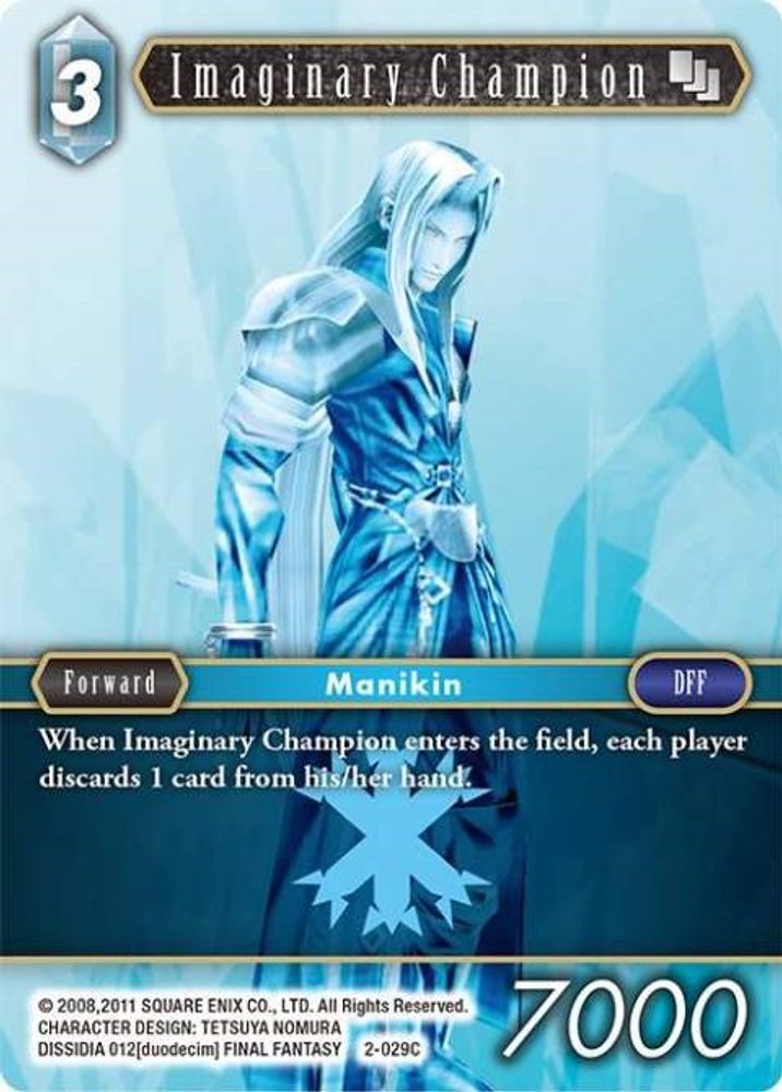 Imaginary Champion, Standard, front