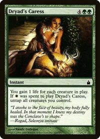 Dryad's Caress, Ravnica: City of Guilds