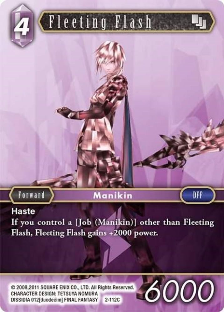 Fleeting Flash, Standard, front