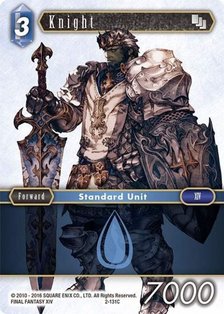 Knight, Standard, front