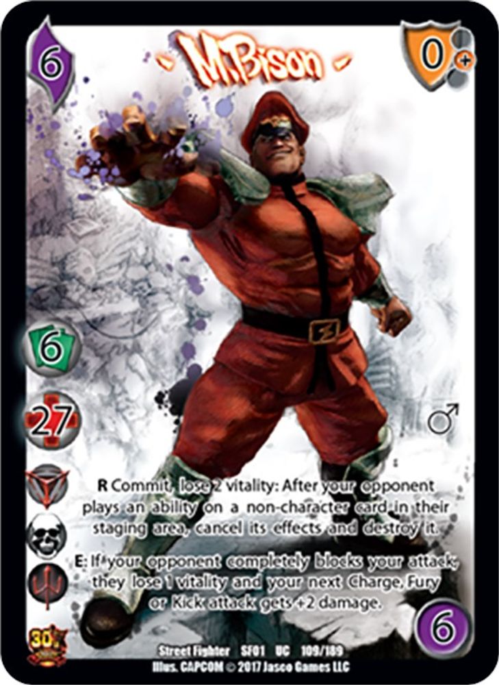 M. Bison, Standard, front