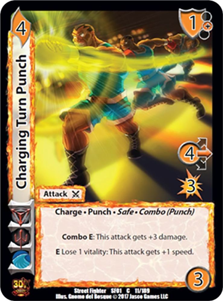 Charging Turn Punch, Standard, front