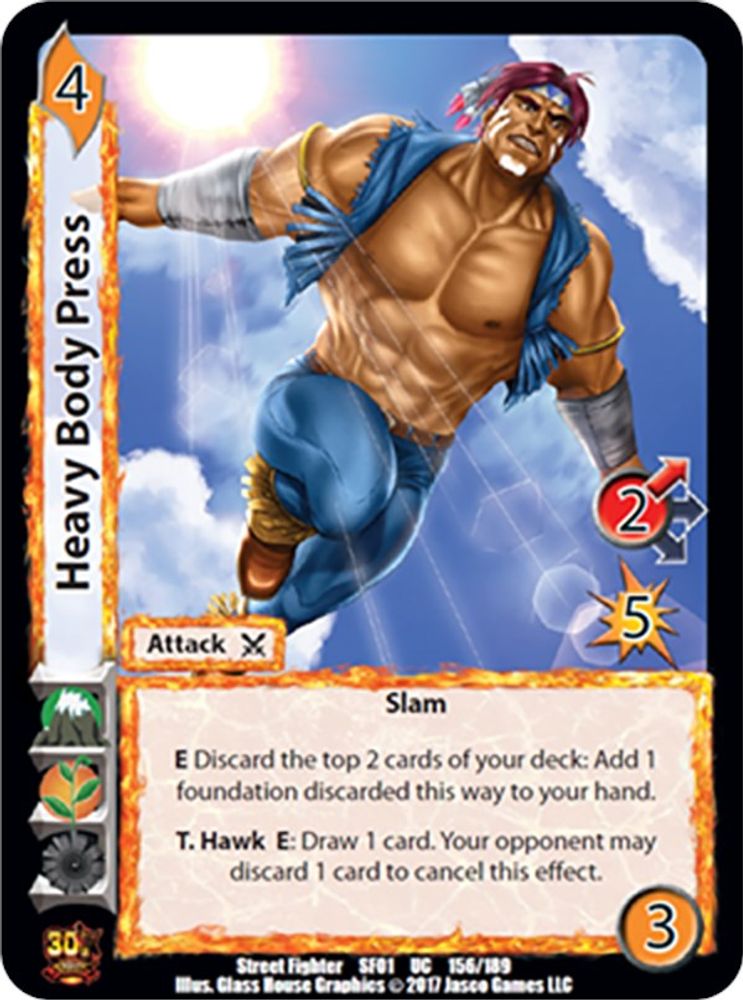 Heavy Body Press, Standard, front