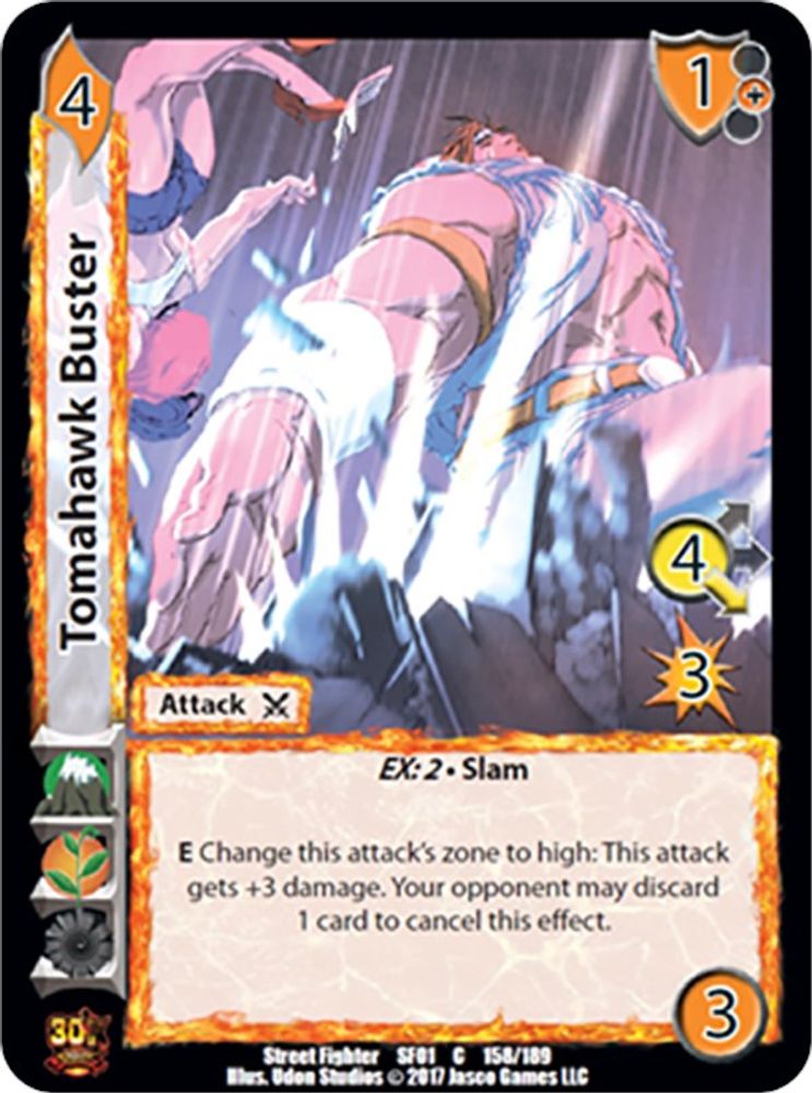 Tomahawk Buster, Standard, front