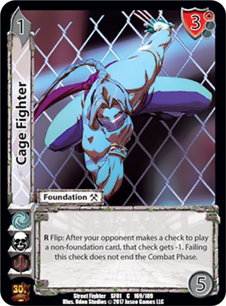 Cage Fighter, Standard, front