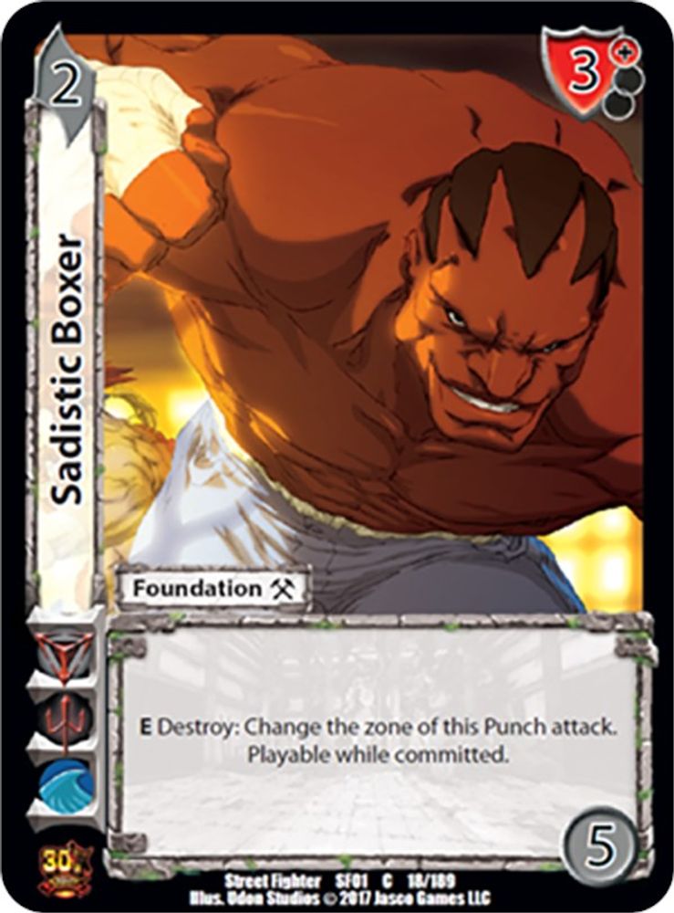 Sadistic Boxer, Standard, front