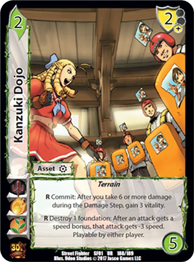 Kanzuki Dojo, Standard, front
