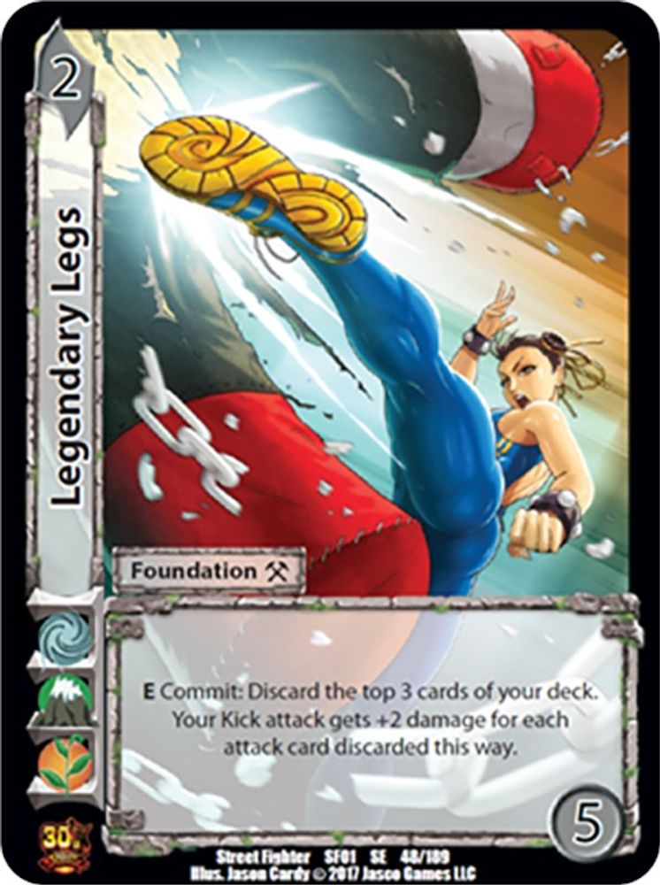 Legendary Legs, Standard, front