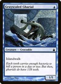 Grayscaled Gharial, Ravnica: City of Guilds