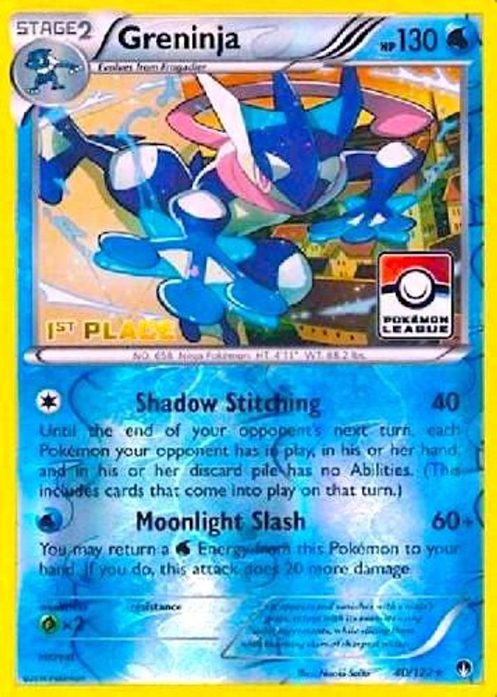 Greninja - 40/122 (Pokemon League) [1st Place]