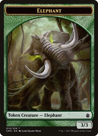 Elephant Token (010), Commander Anthology
