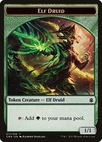Elf Druid Token (011), Commander Anthology
