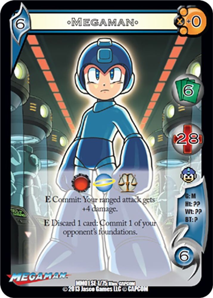 Megaman, Standard, front
