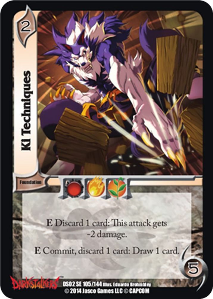 Ki Techniques, Standard, front