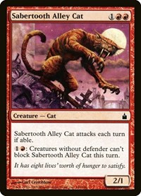 Sabertooth Alley Cat, Ravnica: City of Guilds