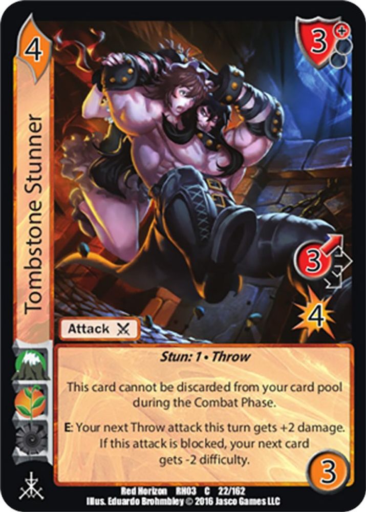Tombstone Stunner, Standard, front