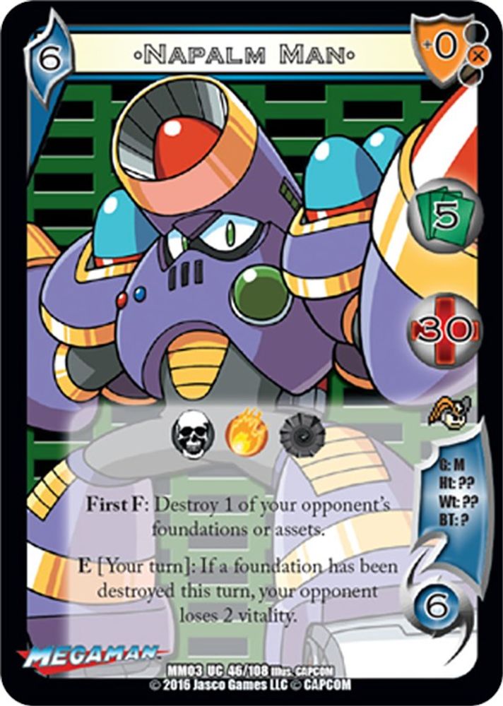 Napalm Man, Standard, front