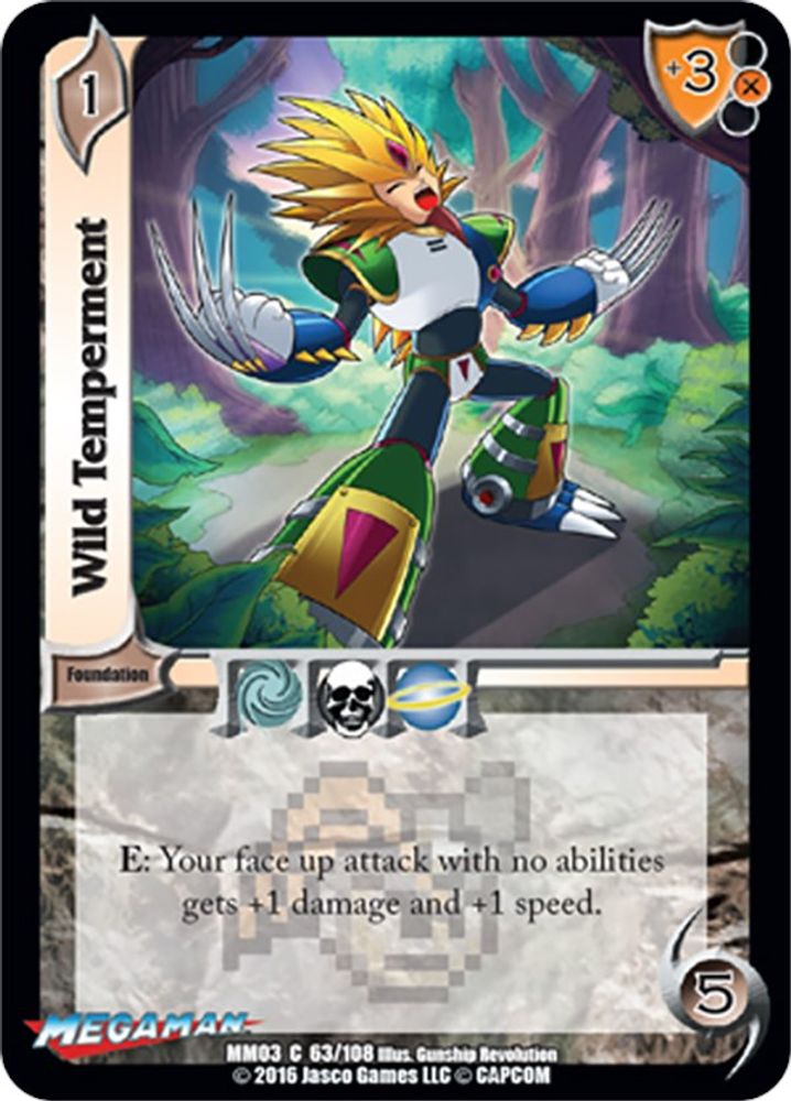 Wild Temperment, Standard, front