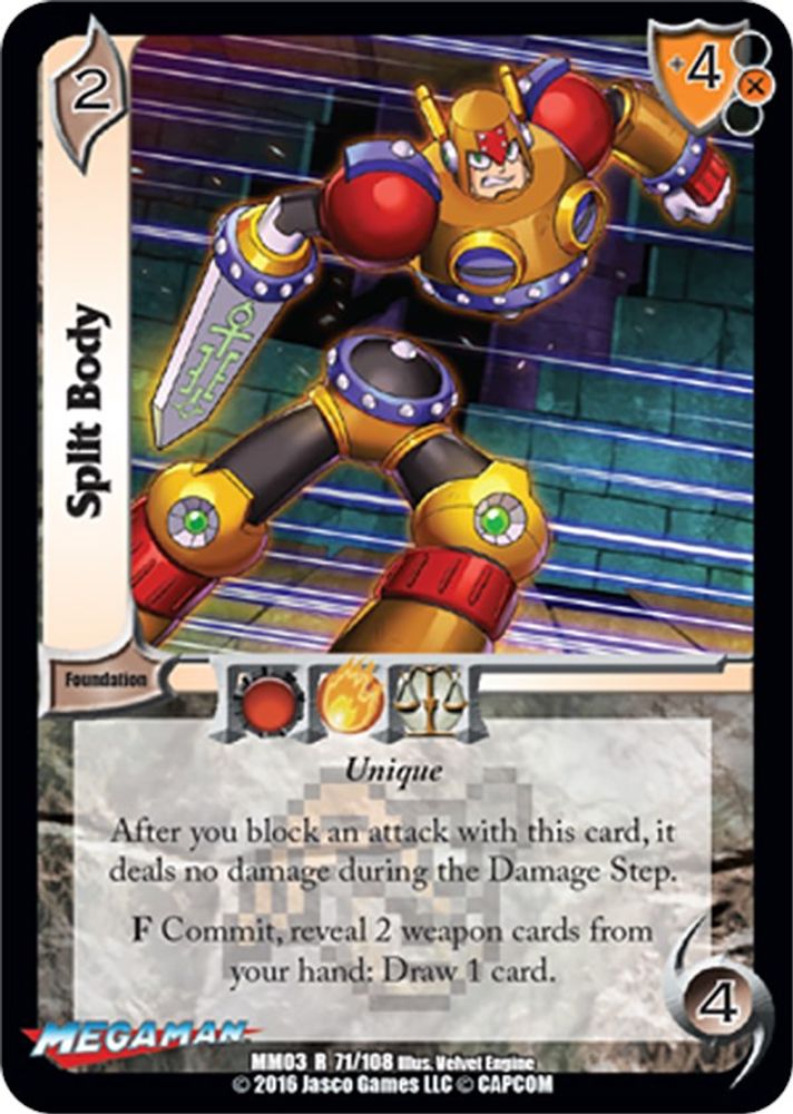 Split Body, Standard, front