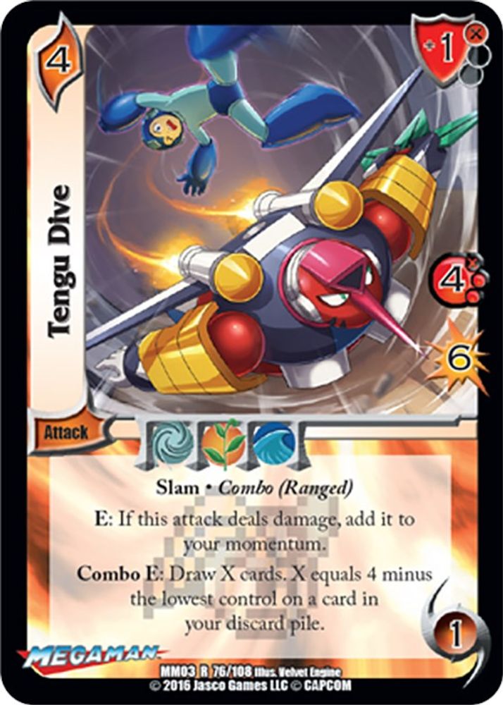 Tengu Dive, Foil, front