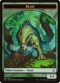 Beast (005) // Soldier Double-sided Token, Archenemy: Nicol Bolas