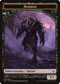 Horror // Zombie Double-Sided Token, Archenemy: Nicol Bolas