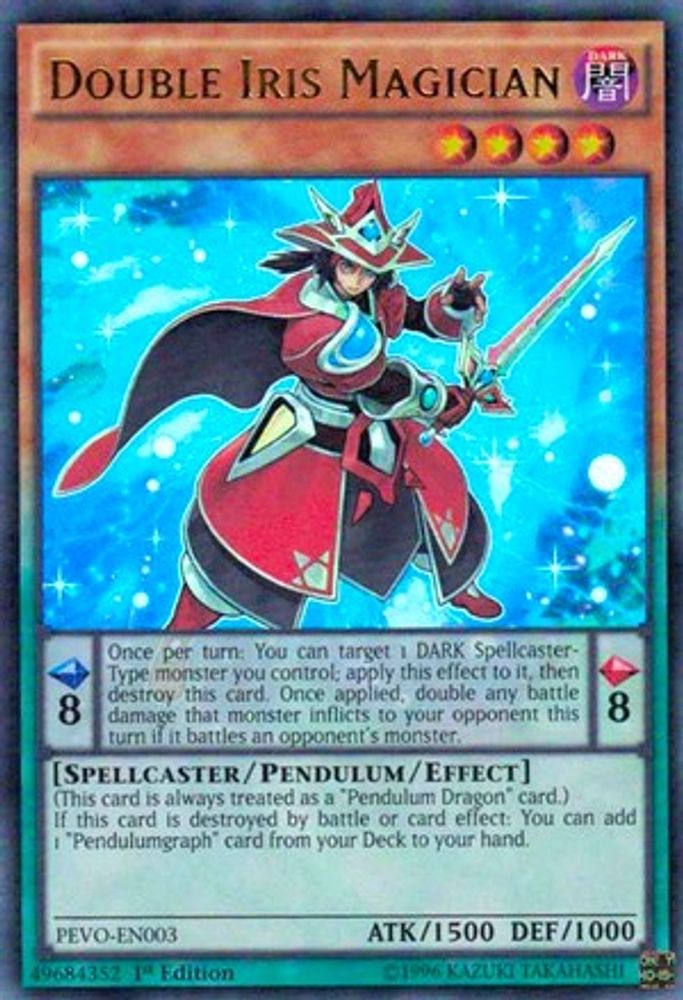 Double Iris Magician, 1st-edition, front