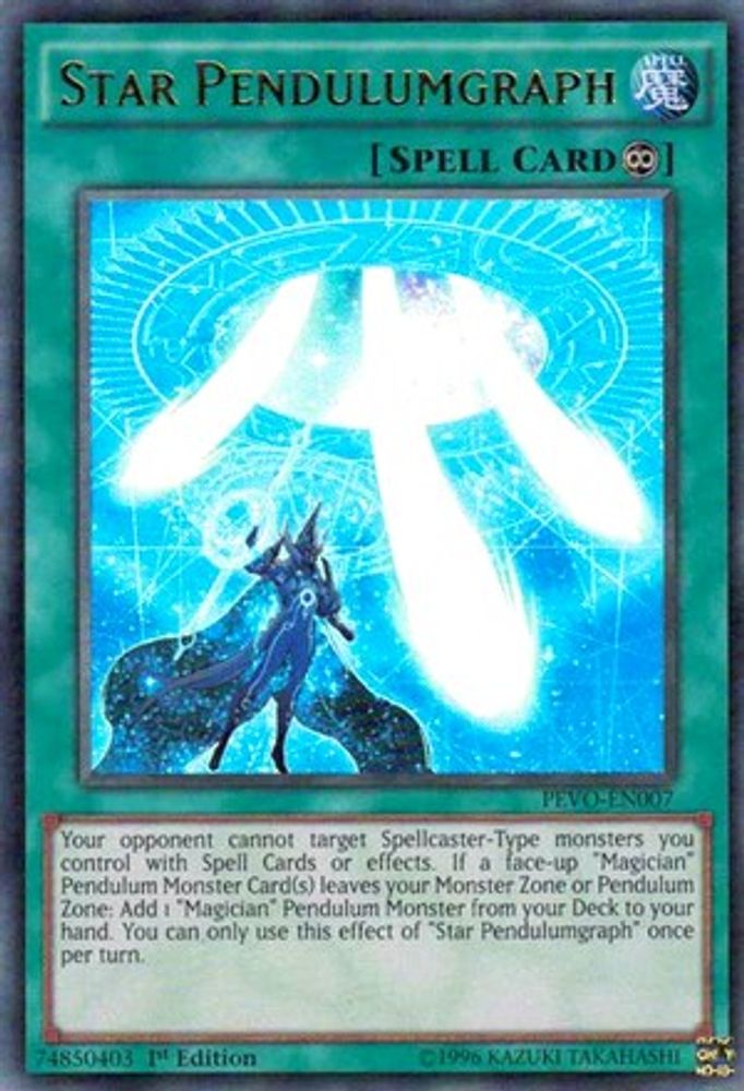 Star Pendulumgraph, 1st-edition, front