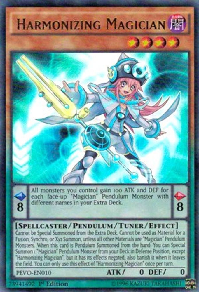 Harmonizing Magician, 1st-edition, front