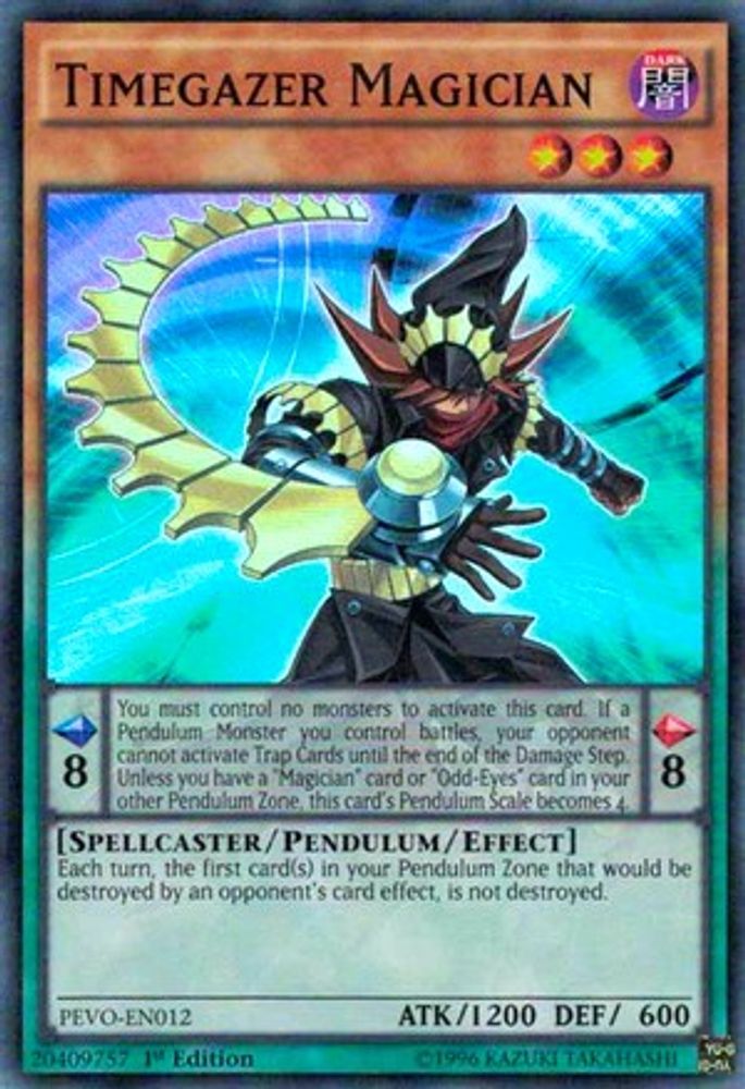 Timegazer Magician, 1st-edition, front