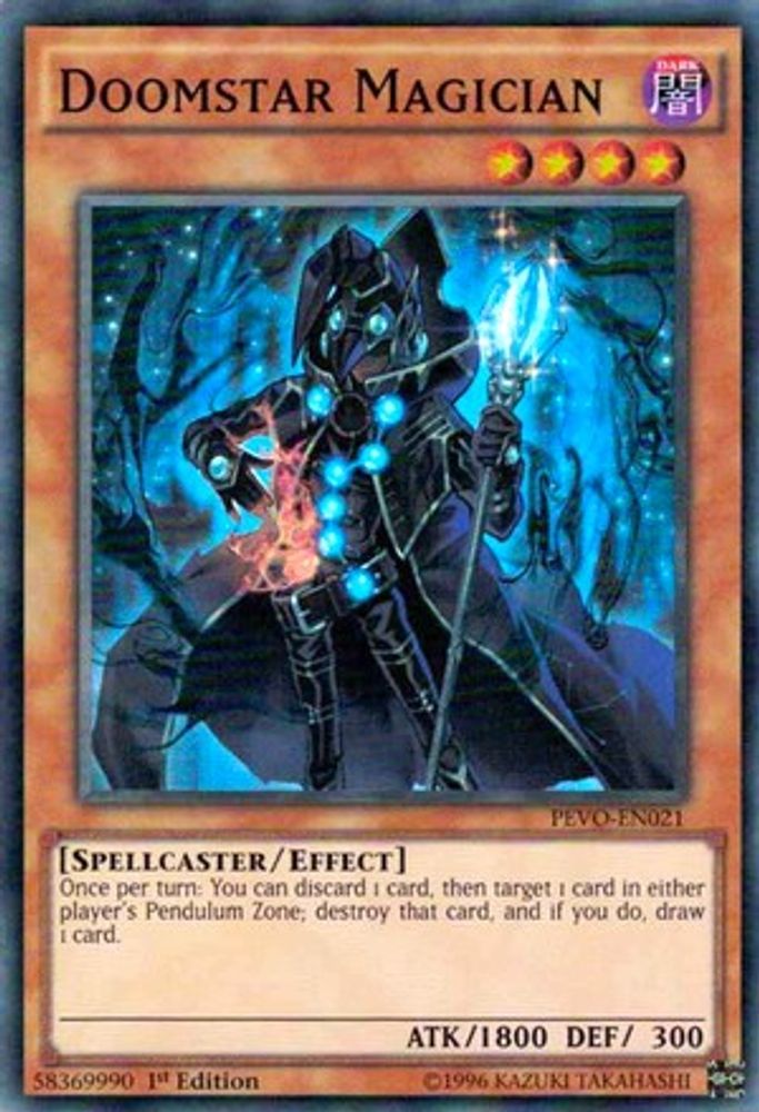 Doomstar Magician, 1st-edition, front