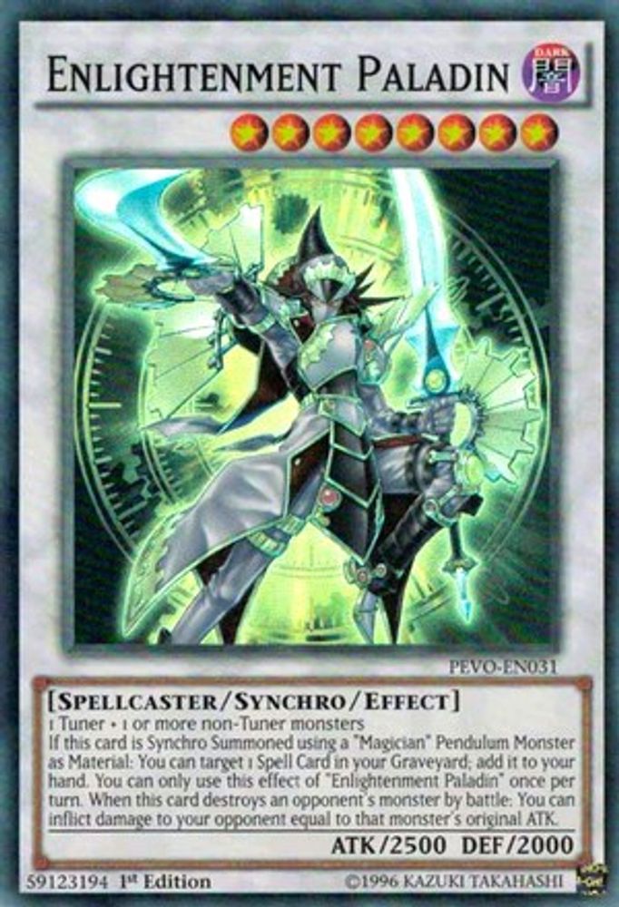 Enlightenment Paladin, 1st-edition, front
