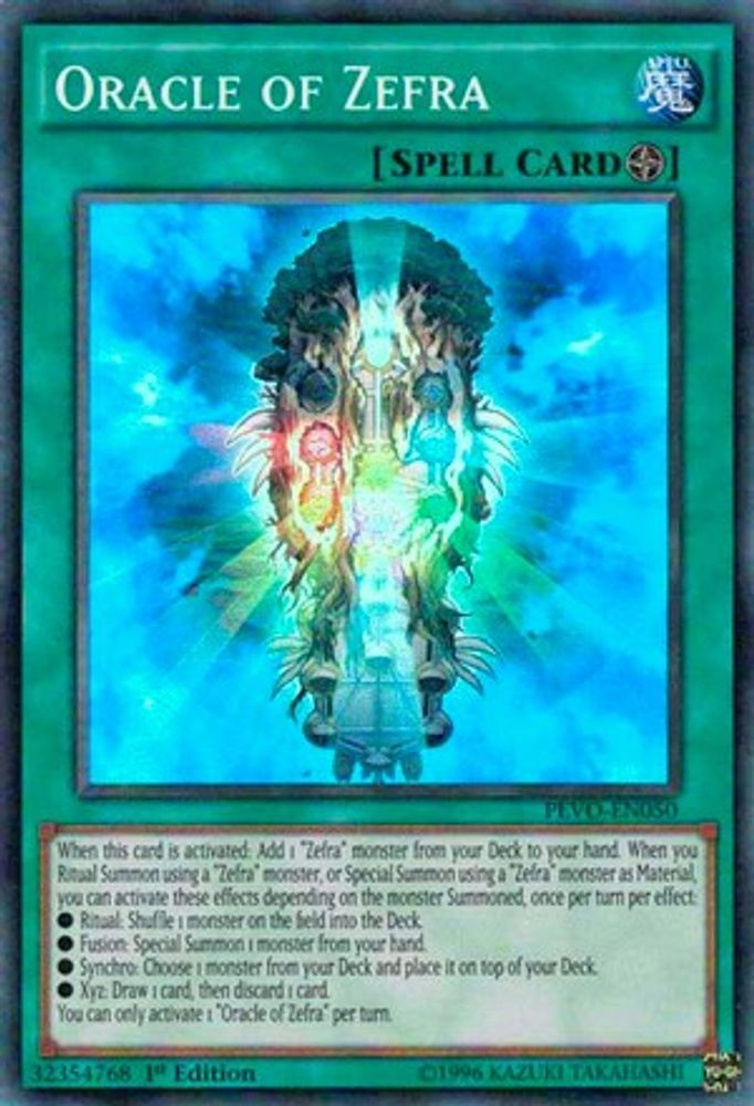 Oracle of Zefra, 1st-edition, front