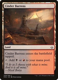 Cinder Barrens, Hour of Devastation