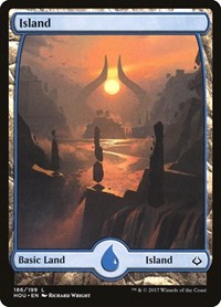 Island (186) - Full Art, Hour of Devastation