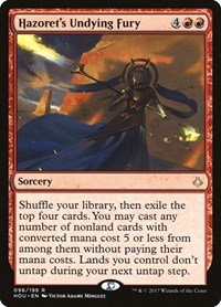Hazoret's Undying Fury, Hour of Devastation