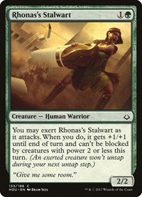 Rhonas's Stalwart, Hour of Devastation