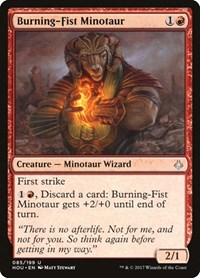 Burning-Fist Minotaur, Hour of Devastation