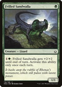 Frilled Sandwalla, Hour of Devastation