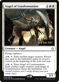 Angel of Condemnation, Prerelease Cards