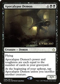Apocalypse Demon, Prerelease Cards