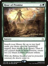 Hour of Promise, Prerelease Cards