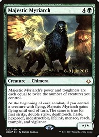 Majestic Myriarch, Prerelease Cards
