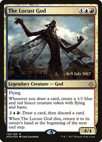 The Locust God, Prerelease Cards