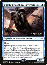 Unesh, Criosphinx Sovereign, Prerelease Cards