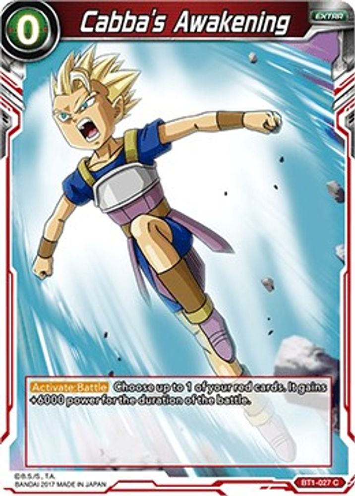 Cabba's Awakening (2017), Standard, front