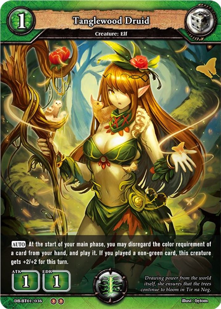 Tanglewood Druid, Standard, front